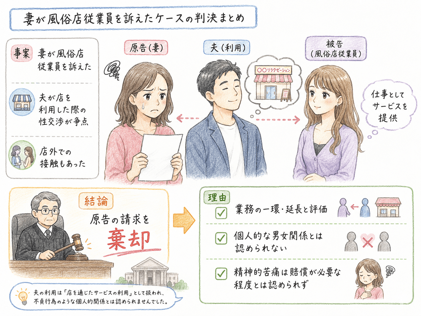 ３－３　東京地裁令和3年1月18日→慰謝料否定